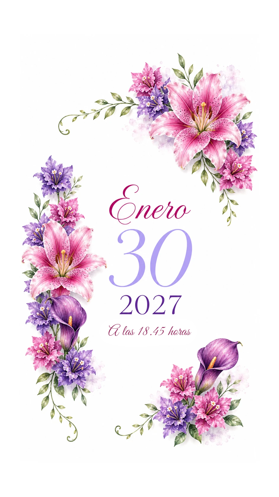 Sábado 30 de enero de 2027